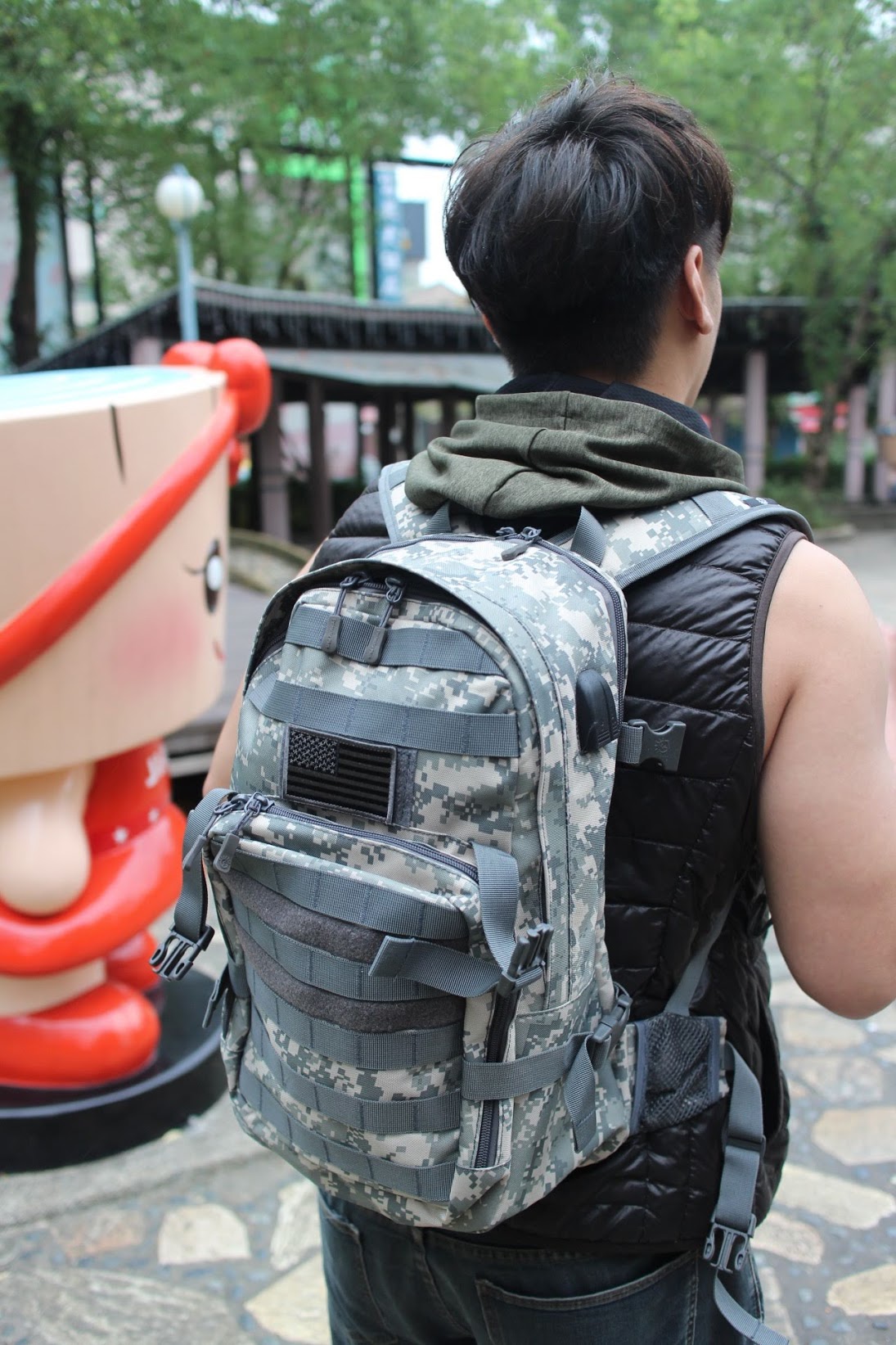 bagrun背包都會玩家軍規後背包