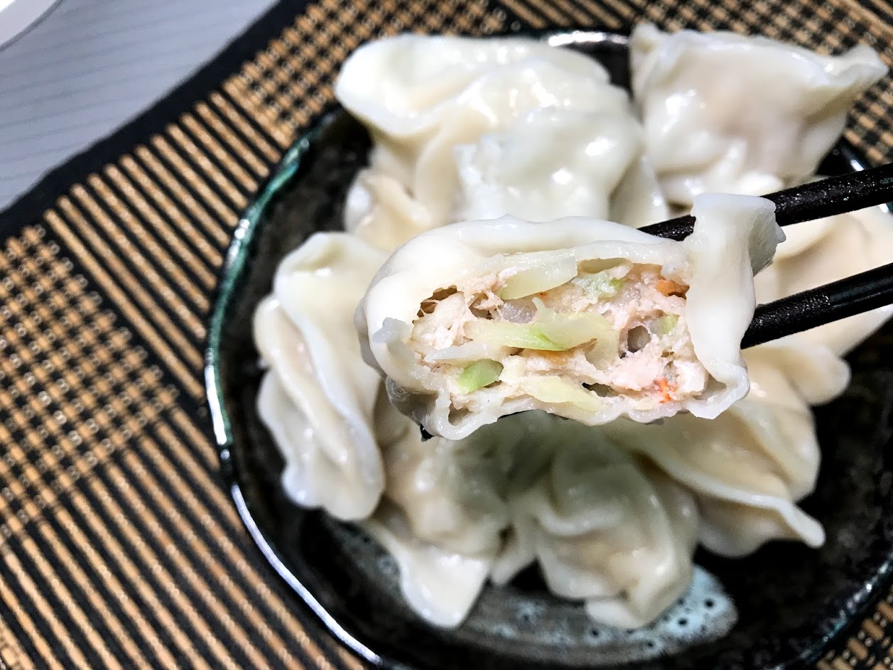 坤伯傳家餃-櫻花蝦瓠瓜水餃